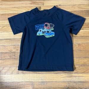 Vintage y2k Wonder Kids 18M Working Trucks Tee